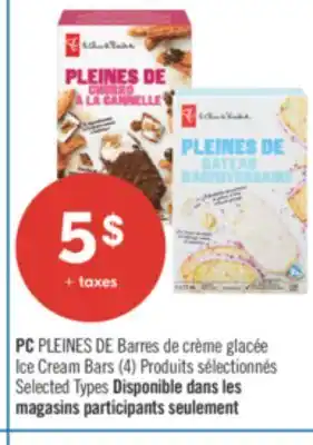 Pharmaprix PC PLEINES DE Ice Cream Bars offer