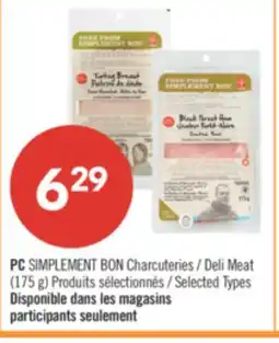 Pharmaprix PC SIMPLEMENT BON Deli Meat offer