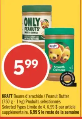 Pharmaprix KRAFT Peanut Butter offer