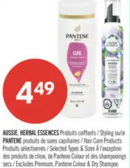 Pharmaprix AUSSIE, HERBAL ESSENCES Styling or PANTENE Hair Care Products offer