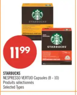 Pharmaprix STARBUCKS NESPRESSO VERTUO Capsules (8 - 10) offer