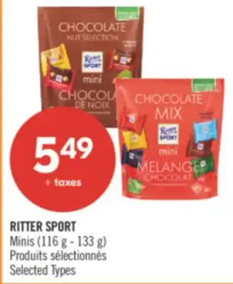 Pharmaprix RITTER SPORT Minis offer