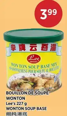 Kim Phat Lee's WONTON SOUP BASE offer