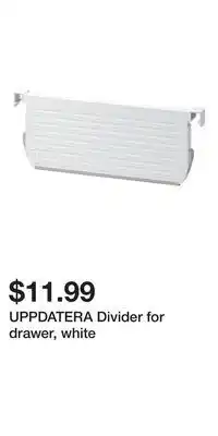 IKEA UPPDATERA Divider for drawer, white offer