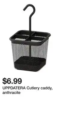 IKEA UPPDATERA Cutlery caddy, anthracite offer