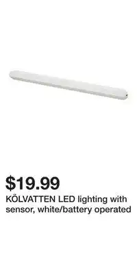 IKEA KÖLVATTEN LED lighting with sensor, white/battery operated offer