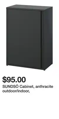 IKEA SUNDSÖ Cabinet, anthracite outdoor/indoor offer