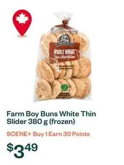 Voilà Farm Boy Buns White Thin Slider 380 g (frozen) offer