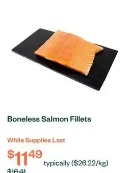 Voilà Boneless Salmon Fillets offer