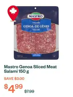 Voilà Mastro Genoa Sliced Meat Salami 150 g offer