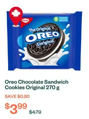 Voilà Oreo Chocolate Sandwich Cookies Original 270 g offer