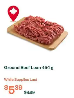 Voilà Ground Beef Lean 454 g offer