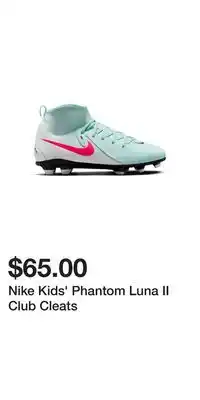 Sport Chek Nike Kids' Phantom Luna II Club Cleats offer