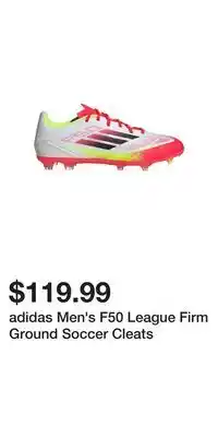 Sport Chek adidas Men's F50 League Firm Ground Soccer Cleats offer