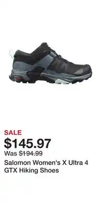 Sport Chek Salomon Women's X Ultra 4 GTX Hiking Shoes offer