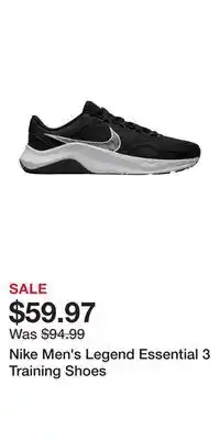 Sport Chek Nike Men's Legend Essential 3 Training Shoes offer