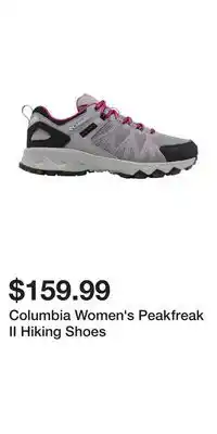Sport Chek Columbia Women's Peakfreak II Hiking Shoes offer