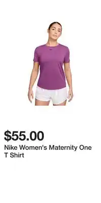 Sport Chek Nike Women's Maternity One T Shirt offer