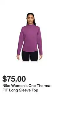 Sport Chek Nike Women's One Therma-FIT Long Sleeve Top offer