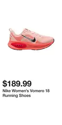 Sport Chek Nike Women's Vomero 18 Running Shoes offer
