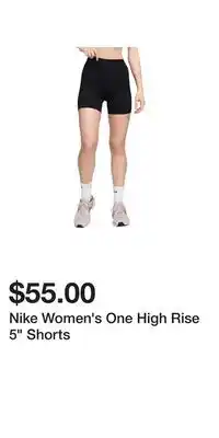 Sport Chek Nike Women's One High Rise 5 Shorts offer
