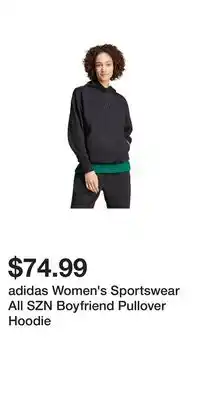 Sport Chek adidas Women's Sportswear All SZN Boyfriend Pullover Hoodie offer