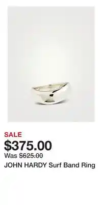 Holt Renfrew JOHN HARDY Surf Band Ring offer