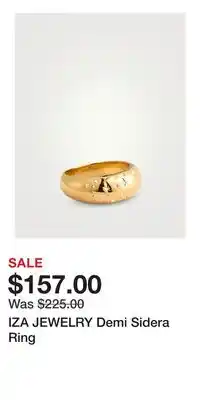 Holt Renfrew IZA JEWELRY Demi Sidera Ring offer