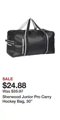Sport Chek Sherwood Junior Pro Carry Hockey Bag, 30 offer