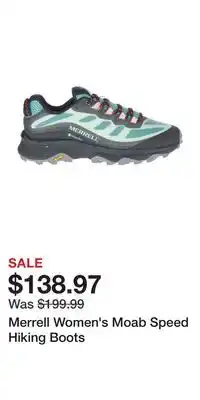 Sport Chek Merrell Women's Moab Speed Hiking Boots offer