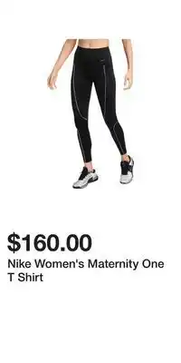 Sport Chek Nike Women's Maternity One T Shirt offer