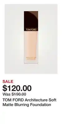 Holt Renfrew TOM FORD Architecture Soft Matte Blurring Foundation offer