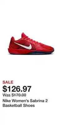 Sport Chek Nike Women's Sabrina 2 Basketball Shoes offer