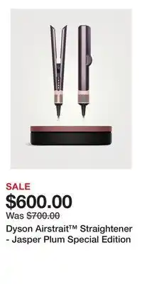 Holt Renfrew Dyson Airstrait Straightener - Jasper Plum Special Edition offer