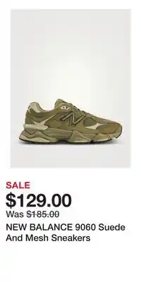 Holt Renfrew NEW BALANCE 9060 Suede And Mesh Sneakers offer