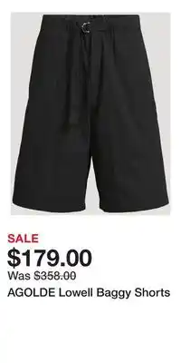 Holt Renfrew AGOLDE Lowell Baggy Shorts offer