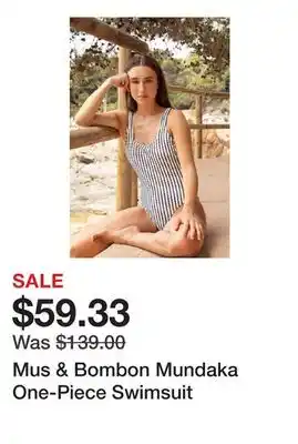 TSC Stores Mus & Bombon Mundaka One-Piece Swimsuit offer