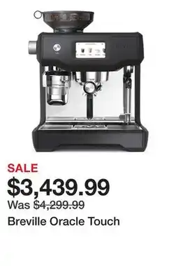 TSC Stores Breville Oracle Touch offer