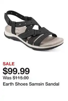 TSC Stores Earth Shoes Samsin Sandal offer