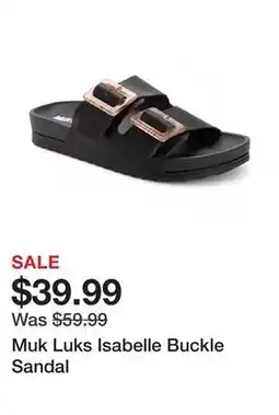 TSC Stores Muk Luks Isabelle Buckle Sandal offer