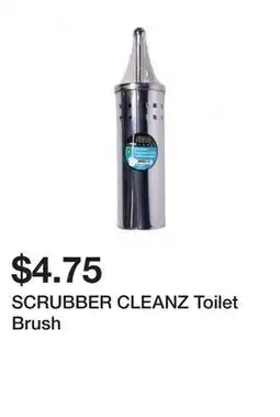 Dollarama SCRUBBER CLEANZ Toilet Brush offer