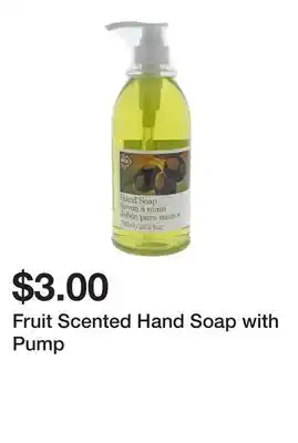Dollarama Fruit Scented Hand Soap with Pump offer