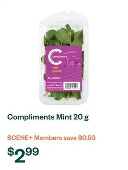 Voilà Compliments Mint 20 g offer