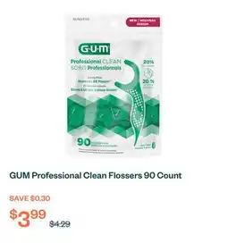 Voilà GUM Professional Clean Flossers 90 Count offer