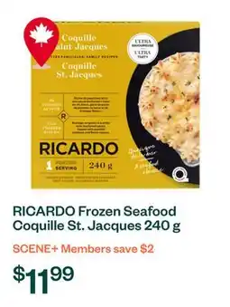 Voilà RICARDO Frozen Seafood Coquille St. Jacques 240 g offer