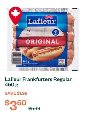 Voilà Lafleur Frankfurters Regular 450 g offer