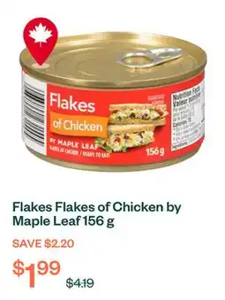 Voilà Flakes Flakes of Chicken by Maple Leaf 156 g offer