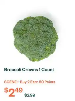Voilà Broccoli Crowns 1 Count offer