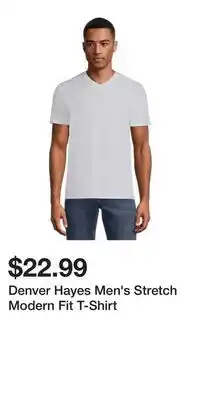 Mark's Denver Hayes Men's Stretch Modern Fit T-Shirt offer