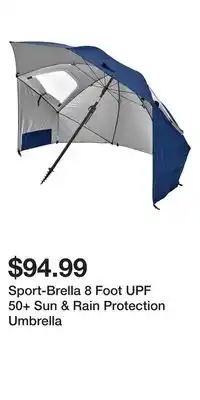 Mark's Sport-Brella 8 Foot UPF 50+ Sun & Rain Protection Umbrella offer
